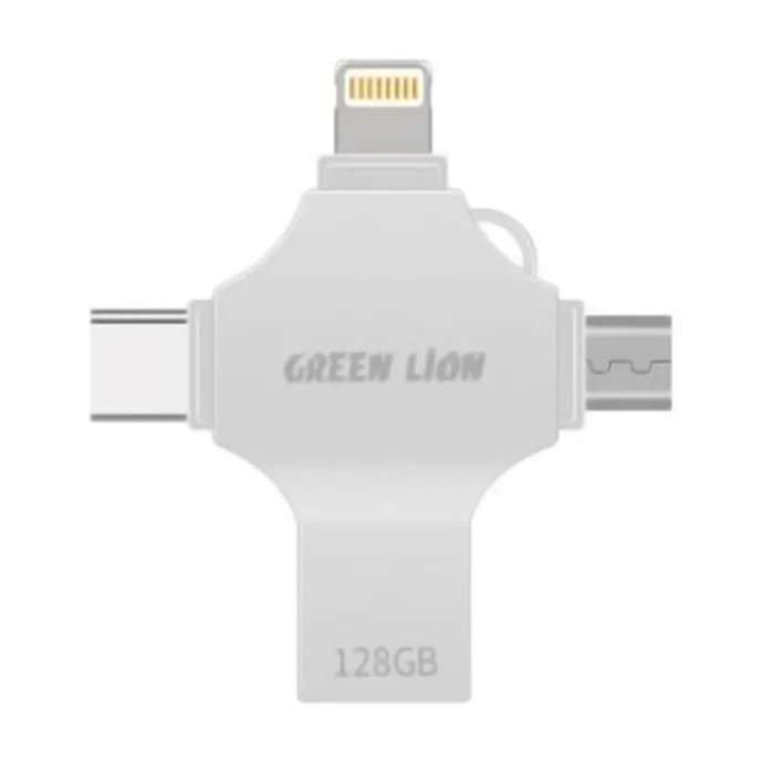 Green Lion 4-in-1 USB Flash Drive 128GB - Image 2