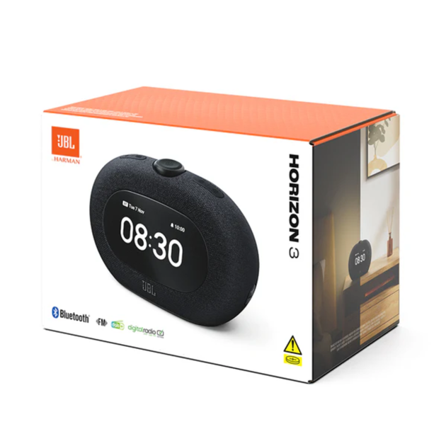 JBL Horizon 3 Bluetooth Clock Radio Speaker with FM