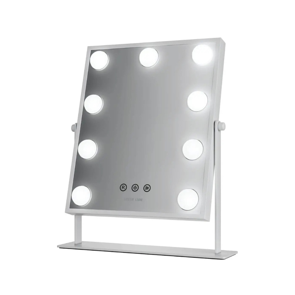 Green Lion Glam Shine Makeup Mirror 9 LED Lights - Image 2